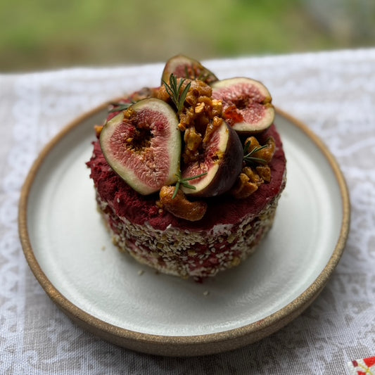 Beetroot Dukkah Camembert Wheel